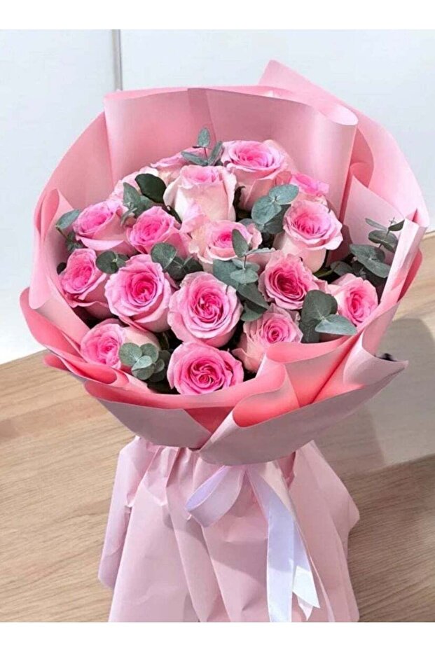 Fresh Pink Roses Stem - 1
