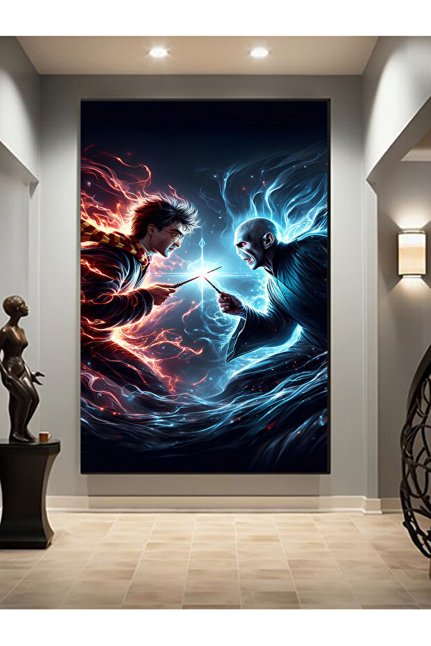 HARRY POTTER TEMALI BASKILI TABLO - 2