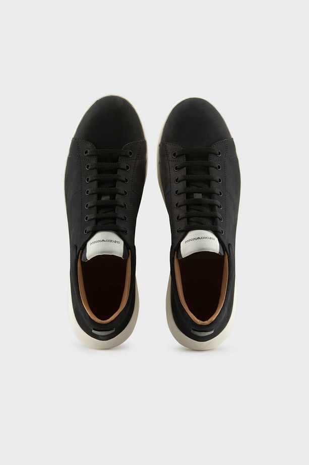 Logolu Hakiki Deri Kalın Taban Sneaker Ayakkabı Erkek AYAKKABI EM003663 AF19998 UC001 - 3
