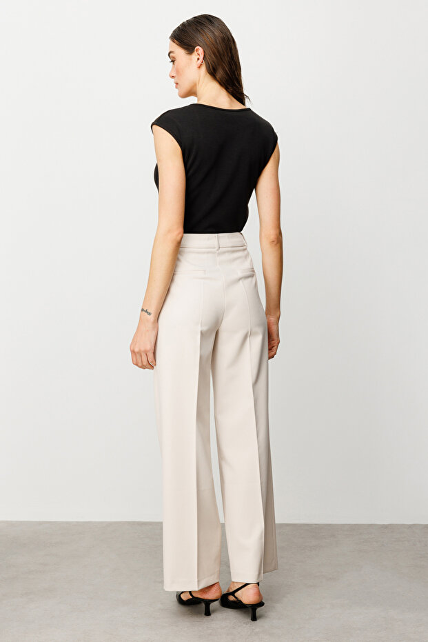 بنطلون بأرجل مطوي - 4