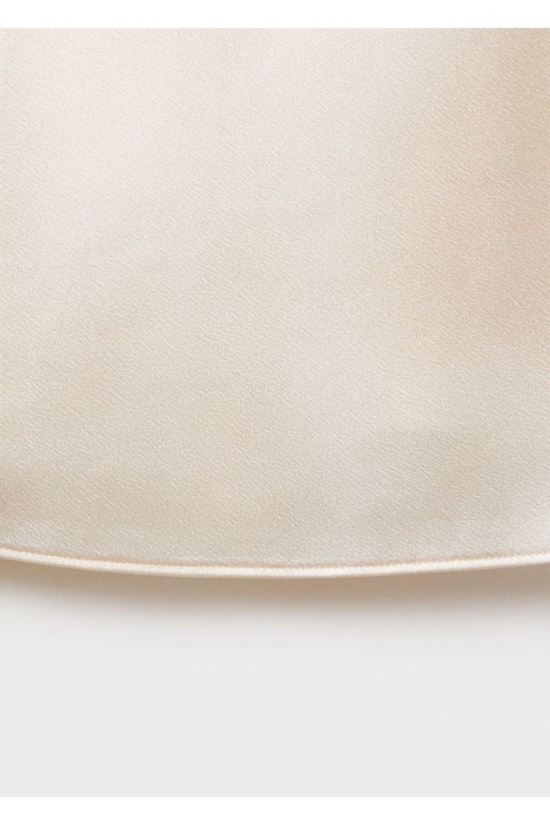 Saten askılı bluz - 7