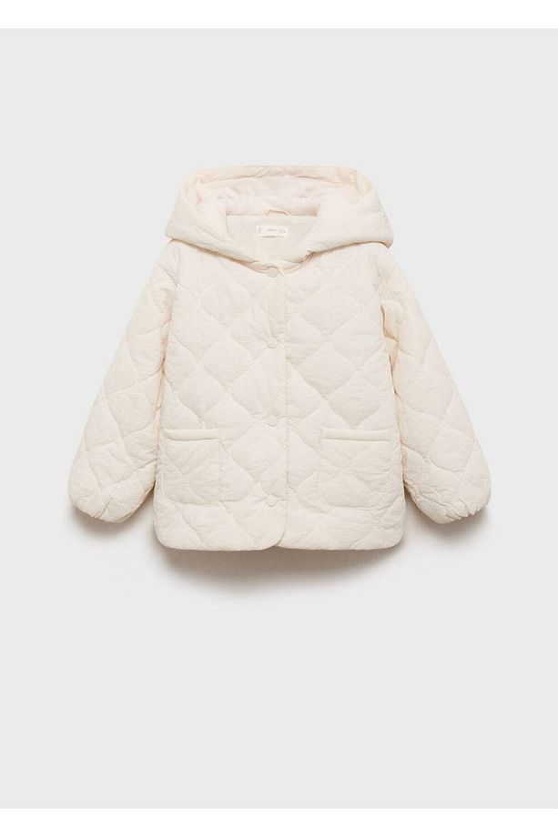 Kapüşonlu kapitone anorak - 1