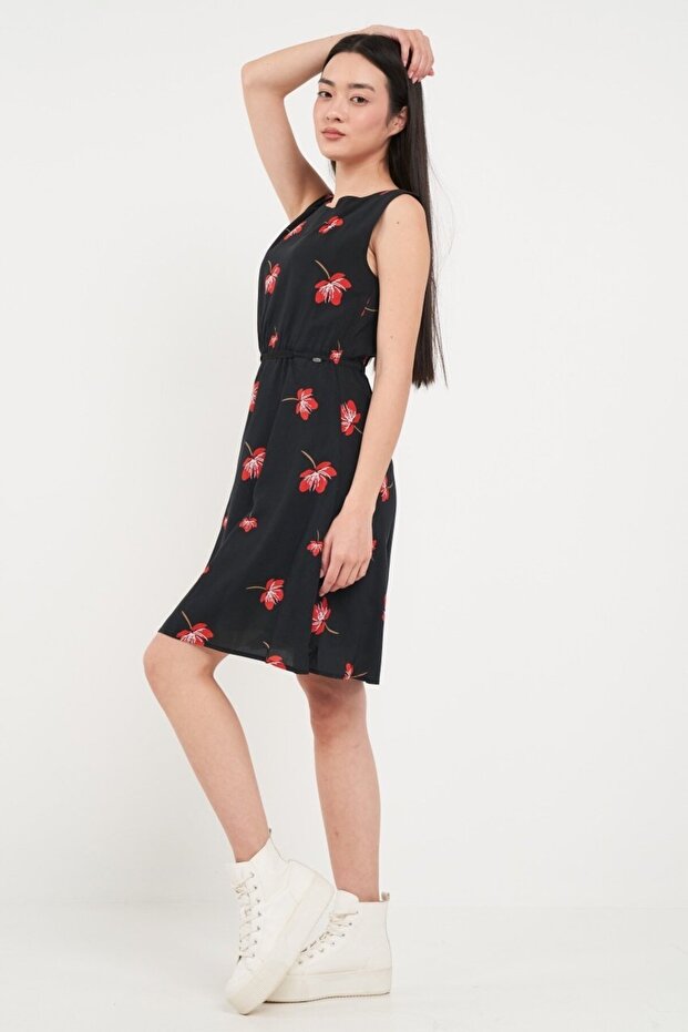 Rochie dama cu imprimeu floral - 7