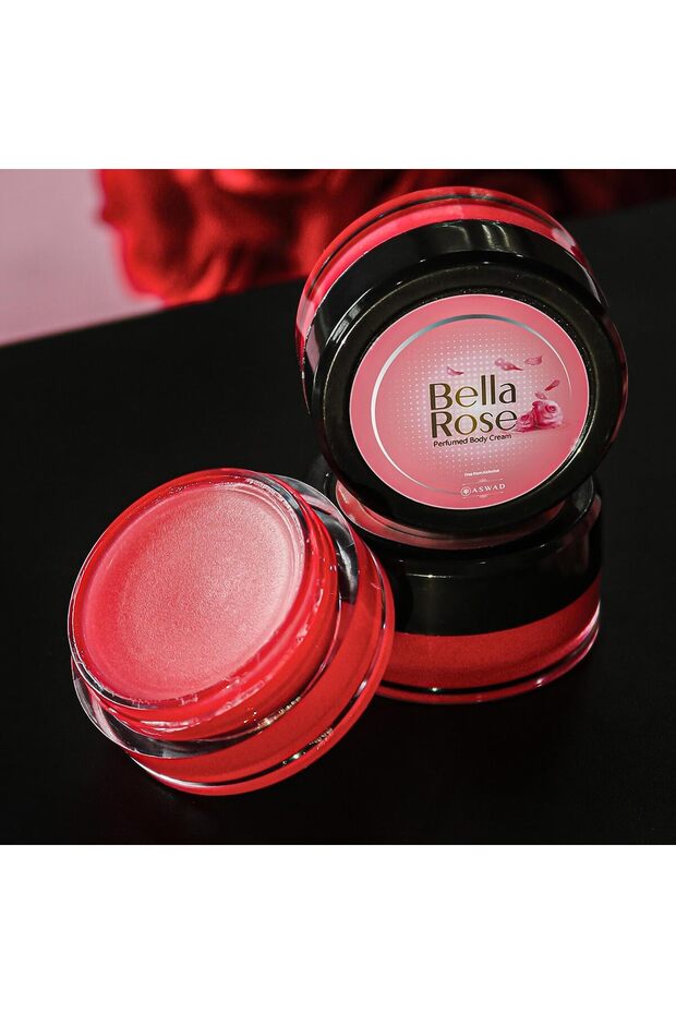 Bella Rose Body Cream for Unisex, 8g - Pack of 4