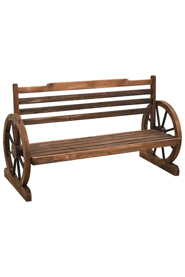 Garden Bench 112 cm Solid Firwood