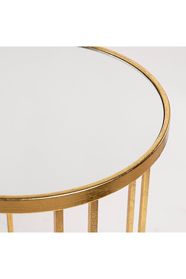 طاولتان متداخلتان - ذهبي - 5