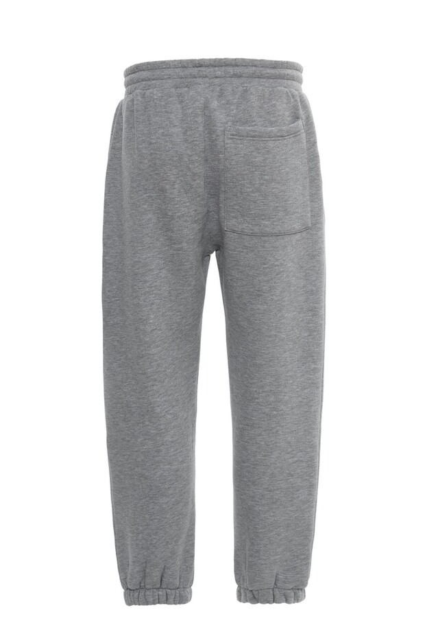 Gri Pileli Jogger - 3