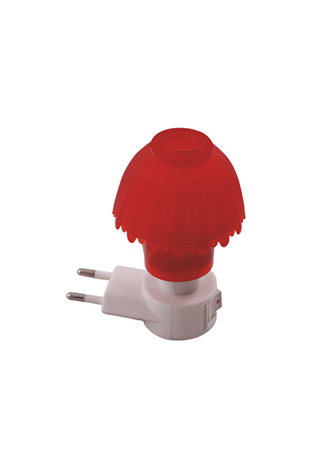 Hat night light, socket powered, switch, red, 100 mm - 1
