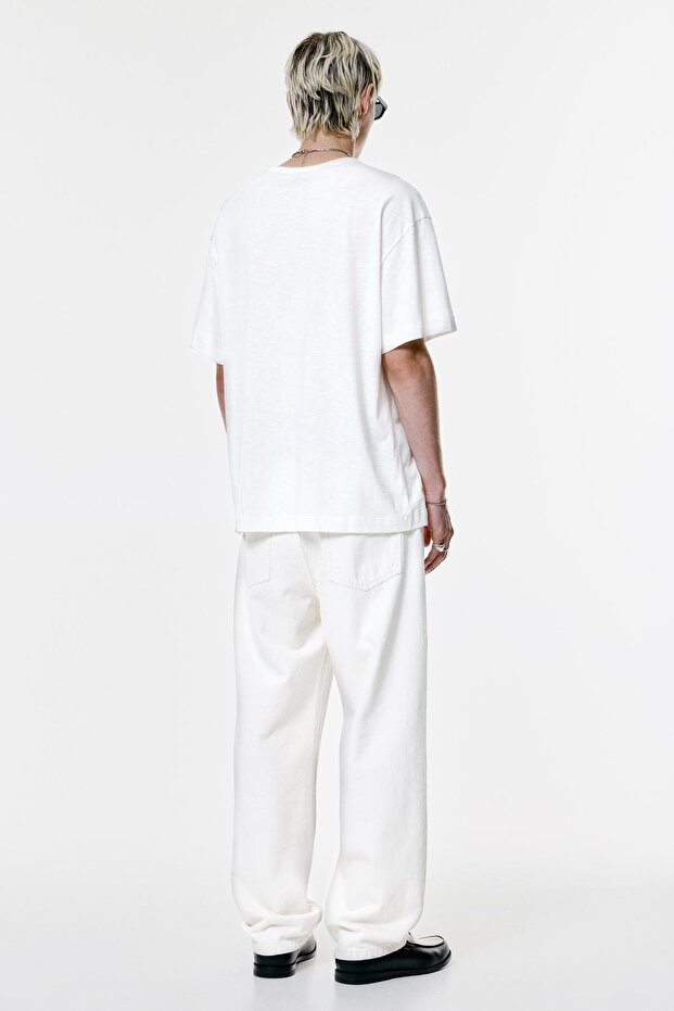 Düğmeli yaka tişört - 4