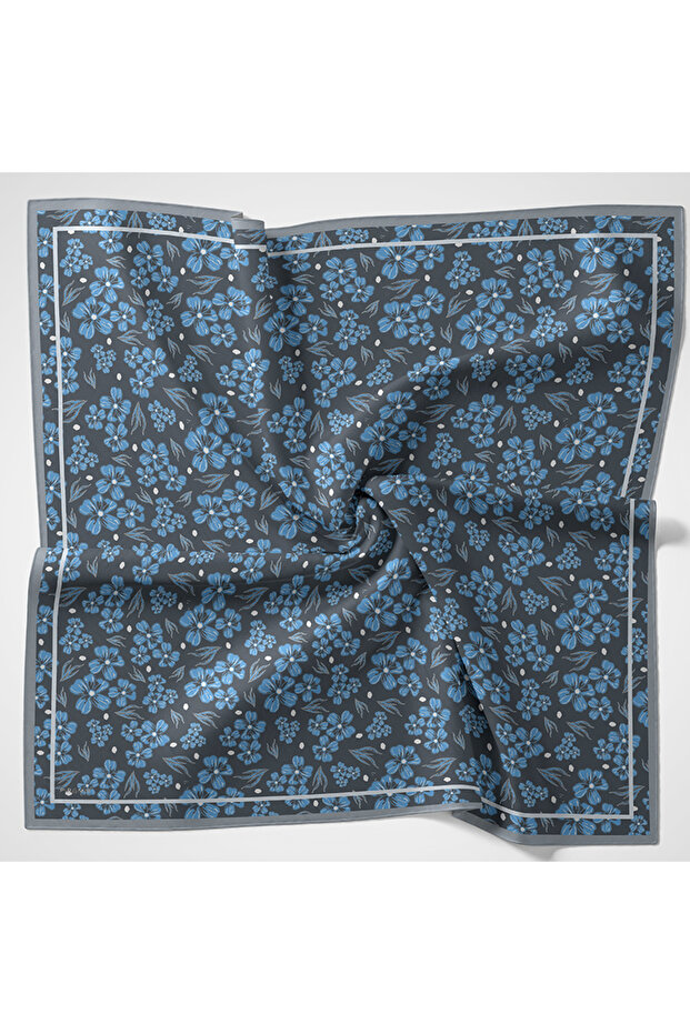 Natural Patterned Scarf - 1