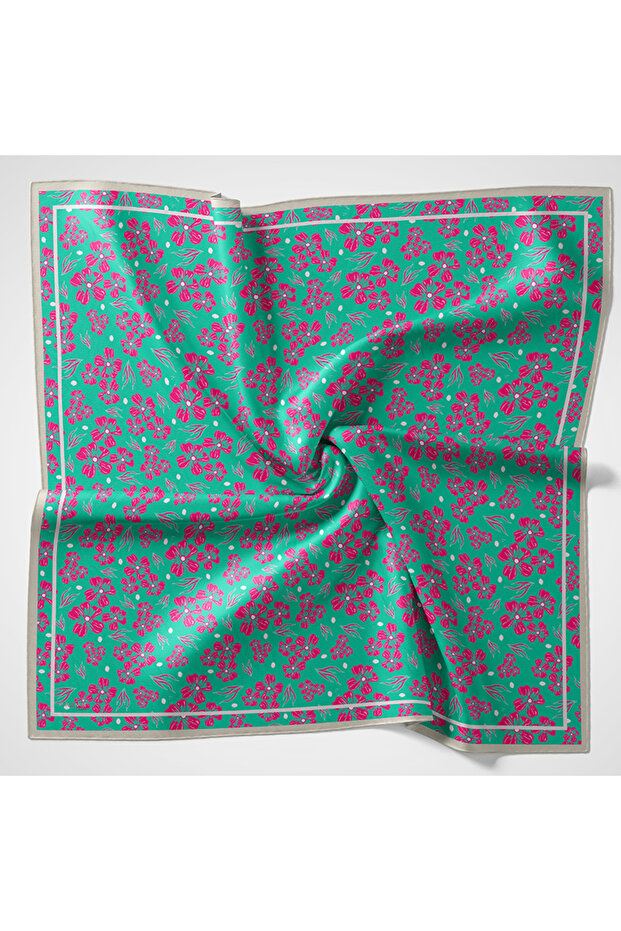 Eșarfă cu model natural - 1