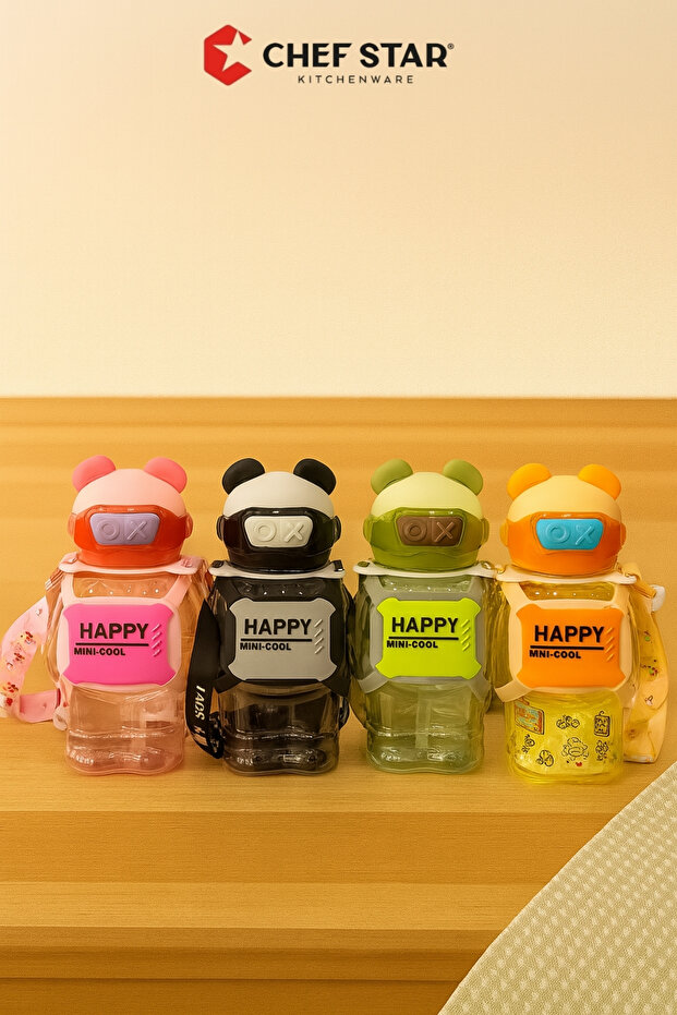 زجاجة مياه للأطفال منقوشة من آيسيك - 850 مل - 1