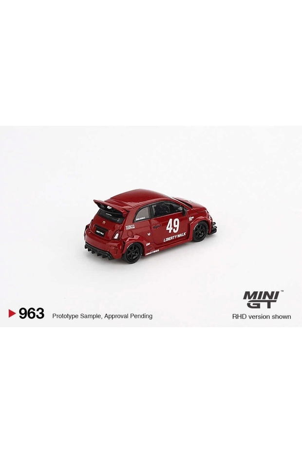 1/64 LB-WORKS x Abas Works ABARTH 595 Red - 3