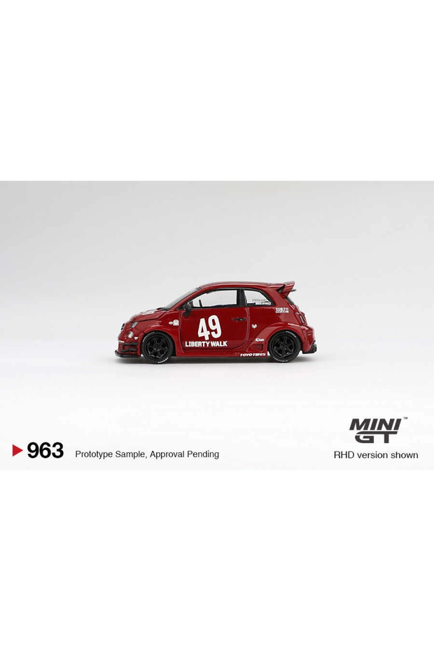 1/64 LB-WORKS x Abas Works ABARTH 595 Red - 4