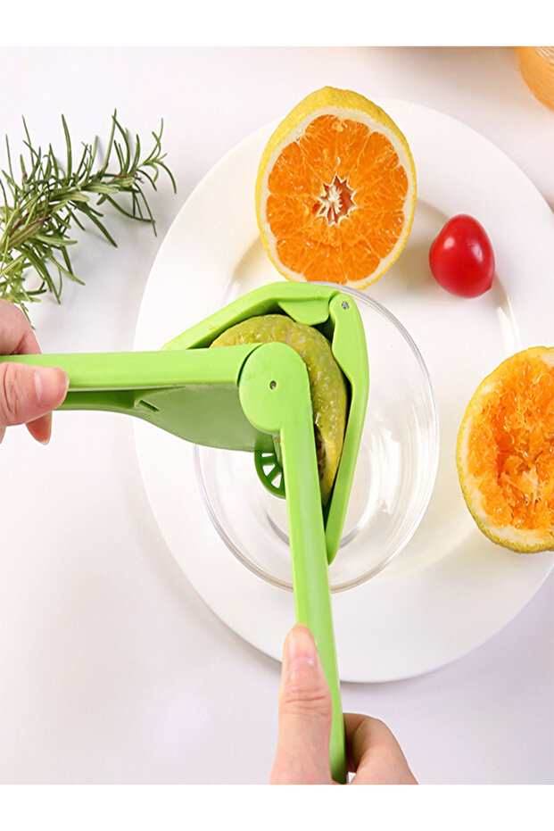 عصارة فواكه يدوية من الجيل الجديد مع مصفاة عصارة فواكه صلبة عصارة ليمون - 3