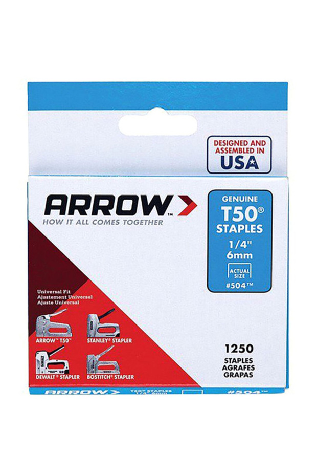 1250-Piece T50 Staples 6mm