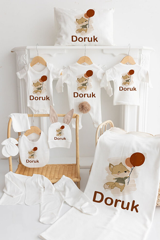 100% Cotton 11-Piece Pon Pon Baby Hospital Release Outfit Mn99-Ti̇lki̇