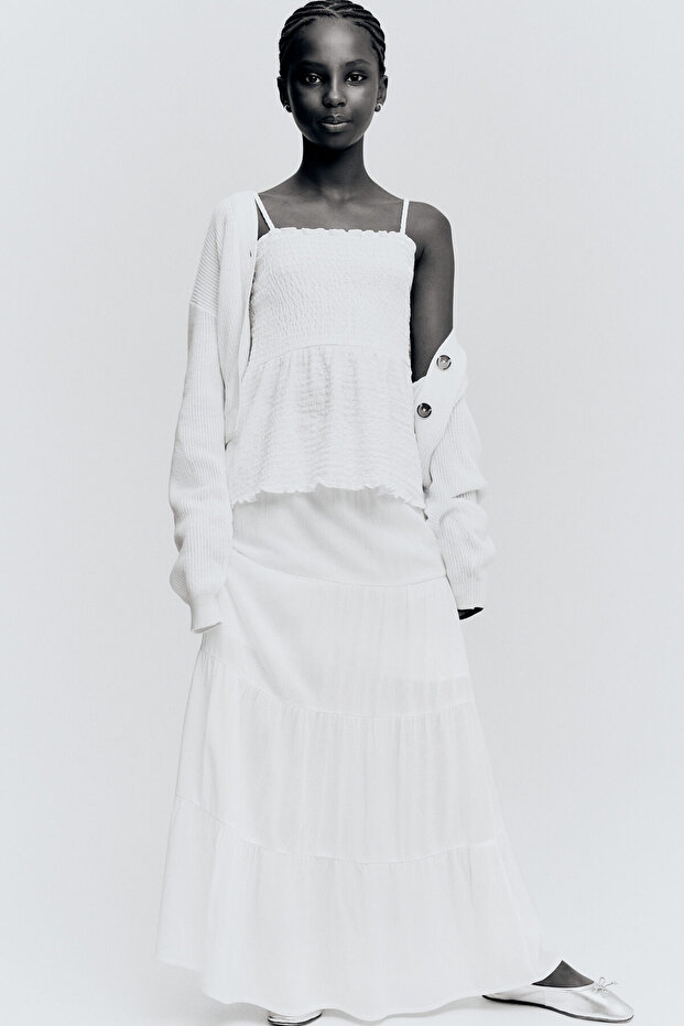 Büzgülü ve Askılı Üst - 1