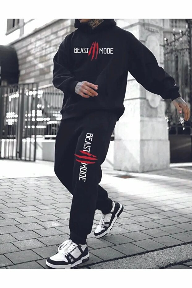 Copy - Men's Printed Hooded Tracksuit Set Eyaxx