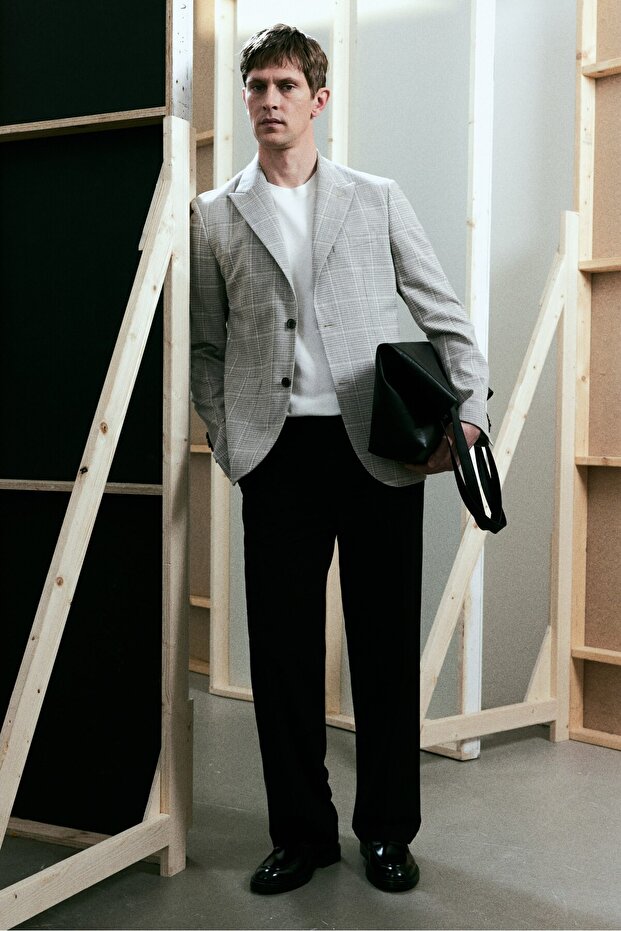 Tek Sıra Düğmeli Ceket Regular Fit - 1