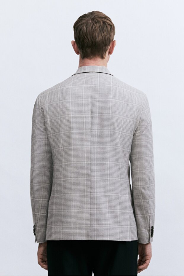 Tek Sıra Düğmeli Ceket Regular Fit - 4