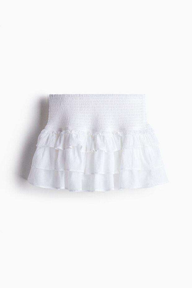 Katlı Mini Etek - 3