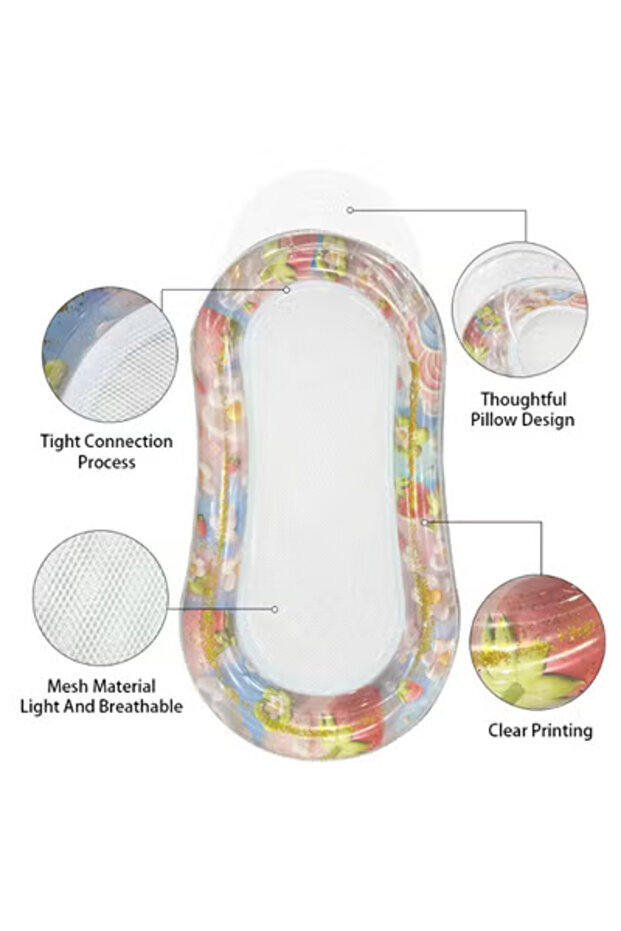 عوامة سباحة قابلة للنفخ بطول 160 سم - 3