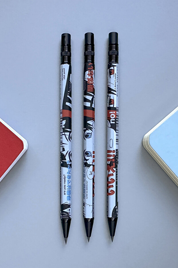 قلم متعدد الاستخدامات مع مبراة - 7