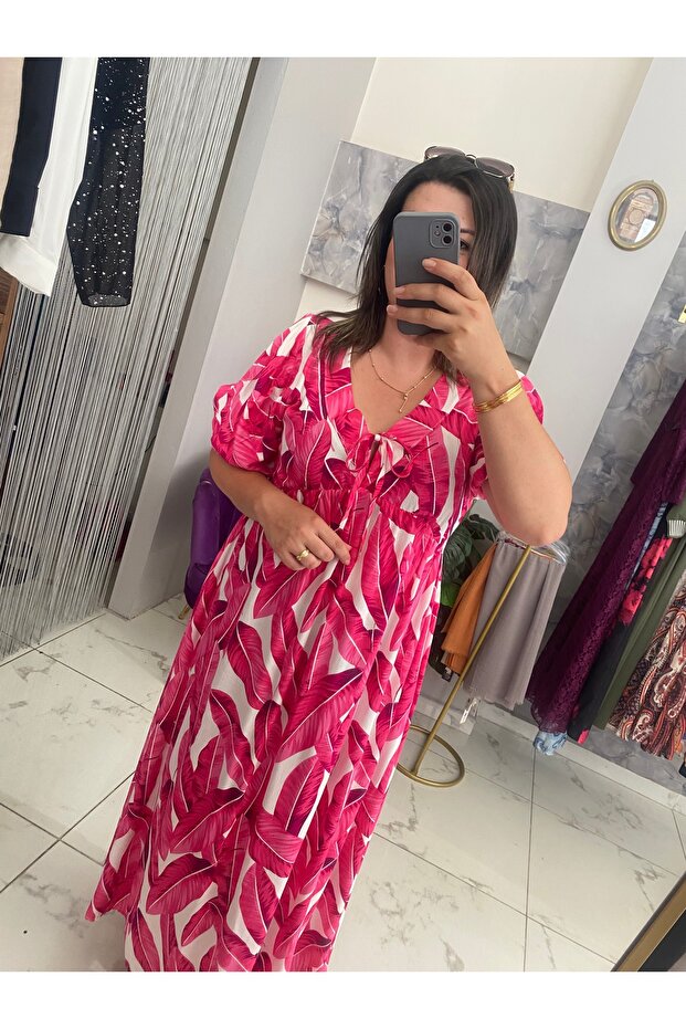 Kısa kollu elbise - 5