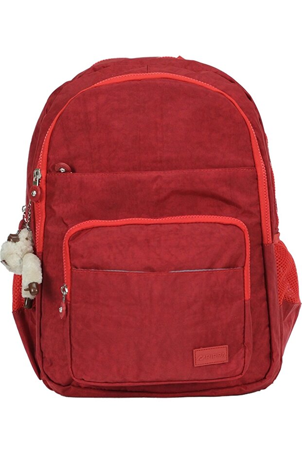 Koral Crinkle Fabric Girl's Four Compartment School and Daily Backpack - Cnt8025-07