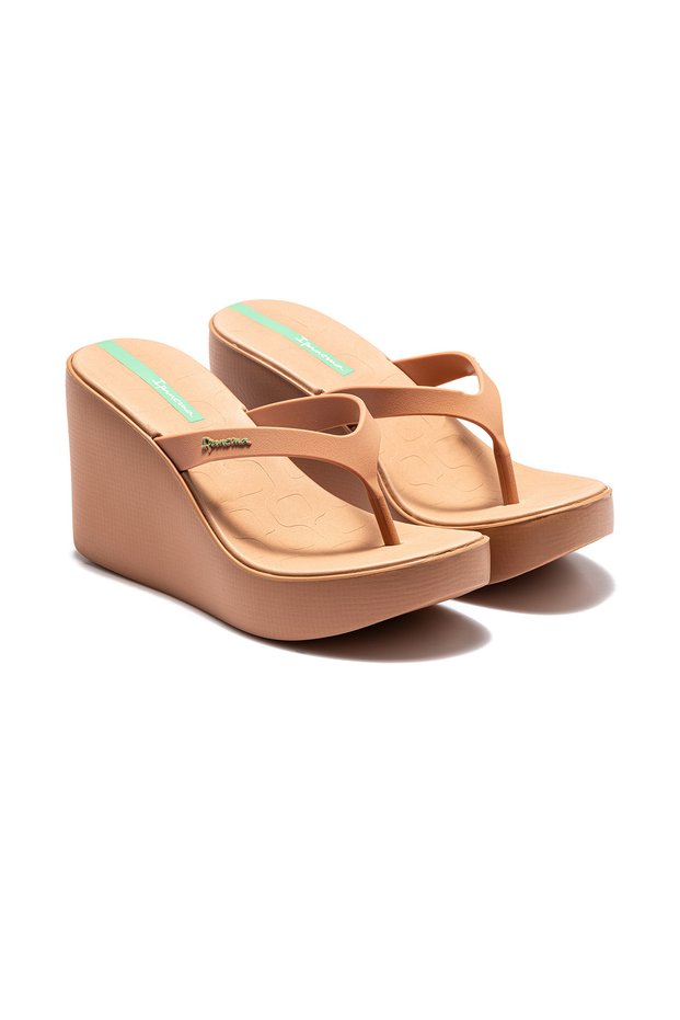 Aloha Heeled Women's Flip Flops Brown 35/40