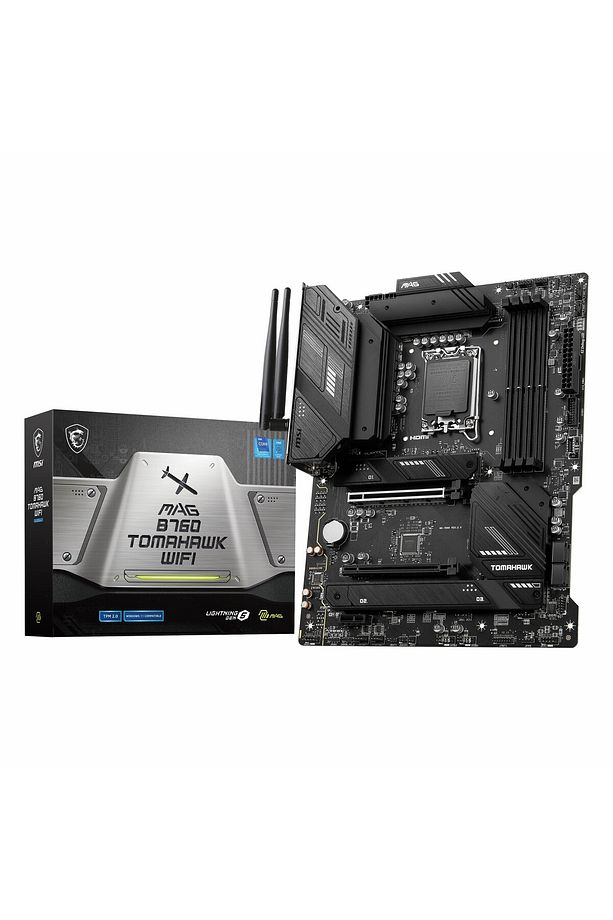 MAG B760 Tomahawk WiFi DDR5 (7000MHz)OC M.2 HDMI/DP/USB-C PCIe 5.0 1700P ATX Anakart - 1