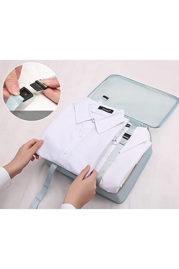 مجموعة من 7 مكعبات تعبئة لحقائب السفر - 5