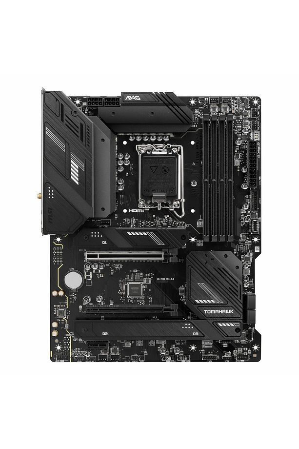 MAG B760 Tomahawk WiFi DDR5 (7000MHz)OC M.2 HDMI/DP/USB-C PCIe 5.0 1700P ATX Anakart - 2