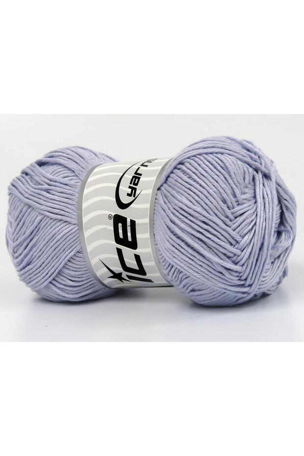 4X100Gr. Baby Silky Bamboo, Cotton Light Lilac Baby, Summer Yarns, Cotton, Bamboo