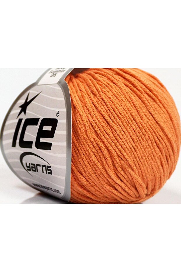 8X50Gr. Baby Summer Dk Cotton, Acrylic Light Orange Bebe, Summer Yarns, Cotton