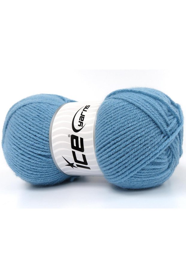 Lot of 4 X 100Gr Skeins Ice Yarns Classic Dk Yarn Light Turquoise