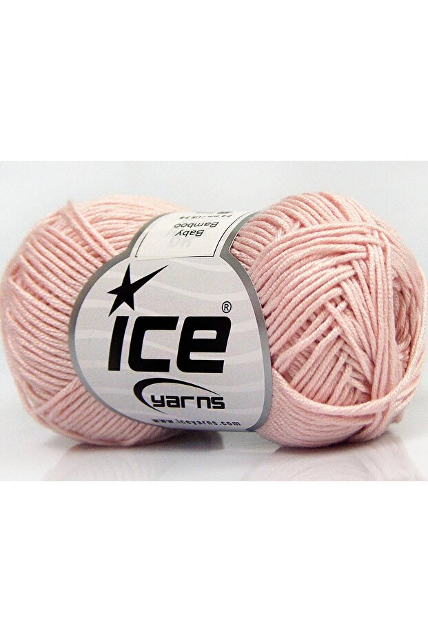 8X50Gr. Baby Bamboo Acrylic, Bamboo Light Pink Bebe, Summer Yarns, Bamboo