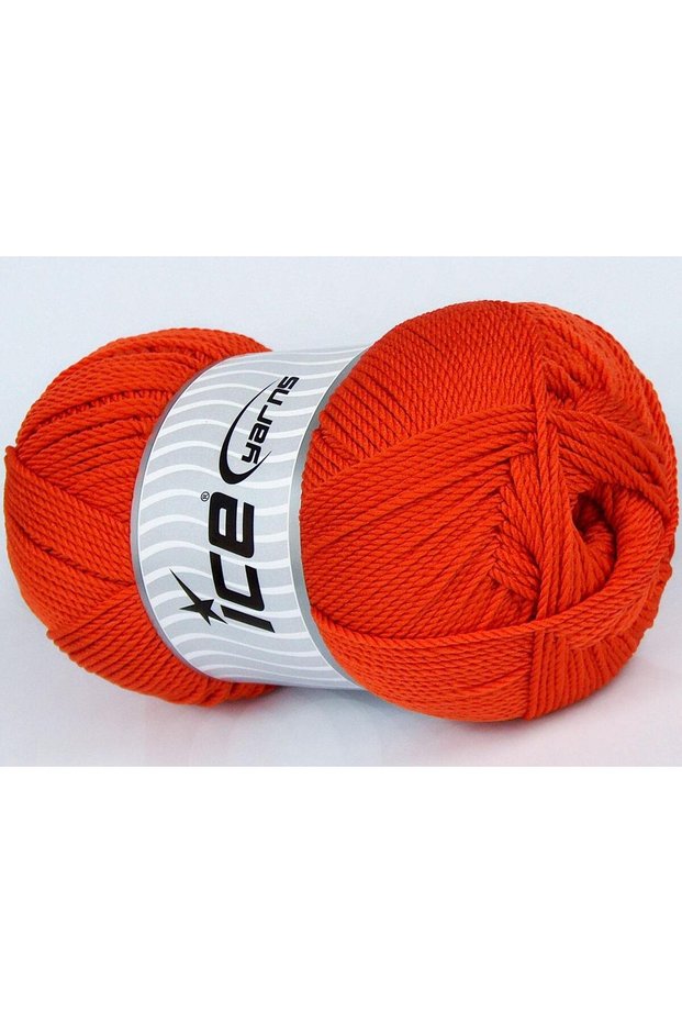 Lot of 4 X 100Gr Skeins Ice Yarns Twister Dk Hand Knitting Yarn Orange