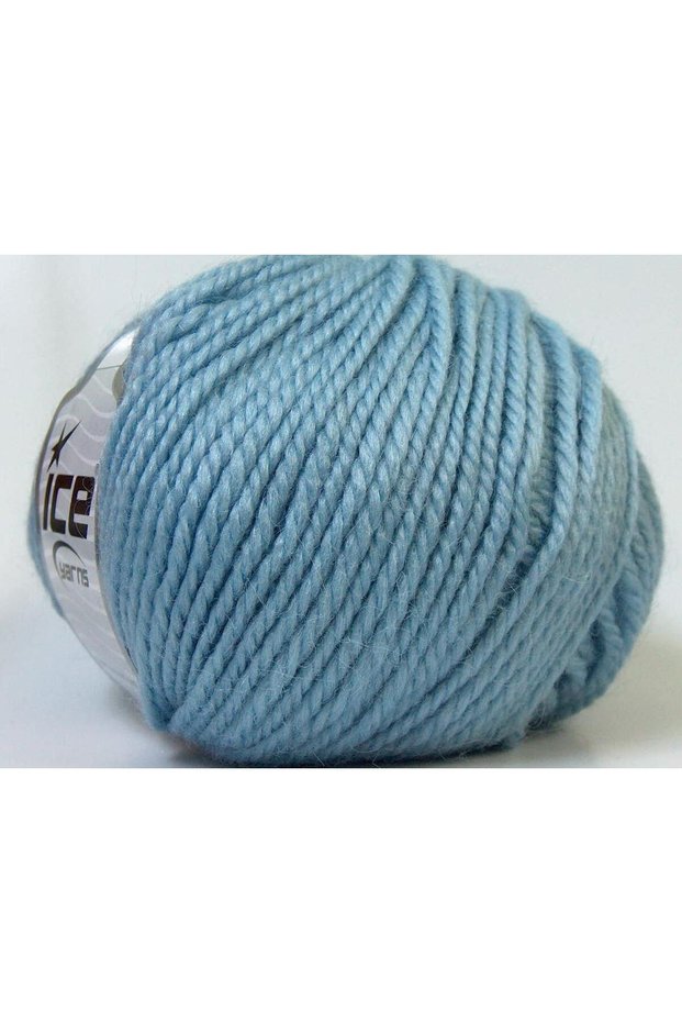 Lot of 4 X 100Gr Skeins Ice Yarns Alpaca Bulky (25% Alpaca 35% Wool) Yarn Light Blue