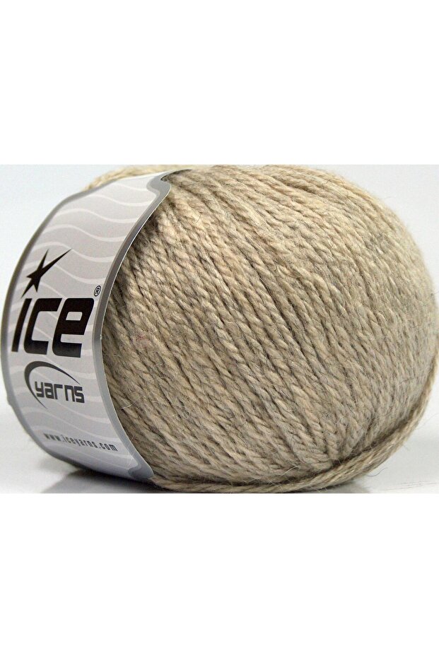 8X50Gr. Alpaca Light Viscose, Alpaca, Wool, Acrylic Beige Melange Luxury, Alpaca, Winter, Wool, Viscose