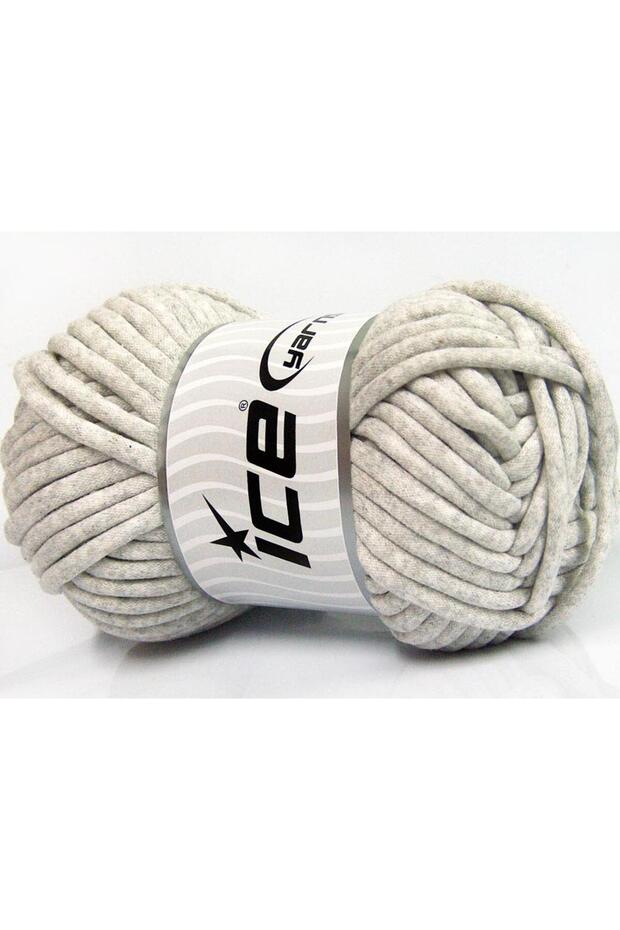 1X250G. Tube Cotton Jumbo Cotton Light Grey Summer Yarns, Cotton, Very Thick