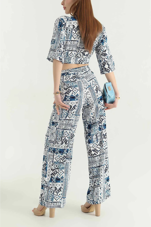 Ethnic Patterned Double Suit - 3