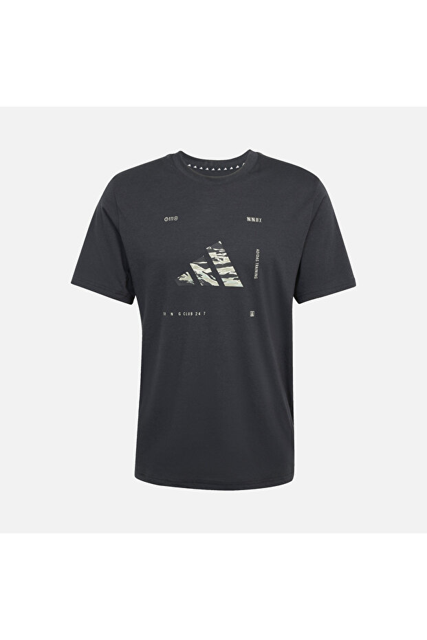 Climacool Training Camo Logo Graphic t Shirt