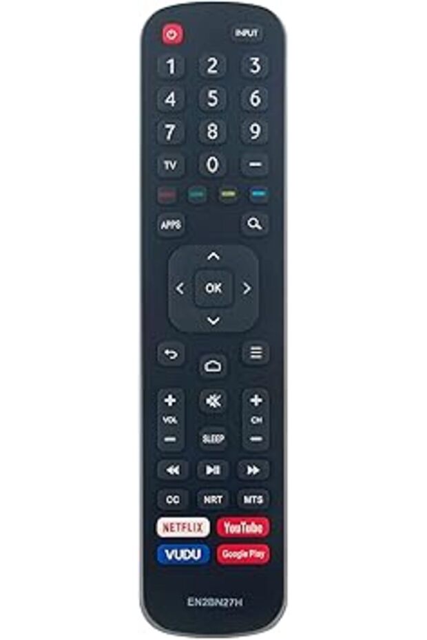 EN2BN27H Remote for Hisense TV 43H6070F 50H6020F 65Q7G 40H5550F 55H6030F 75Q7G