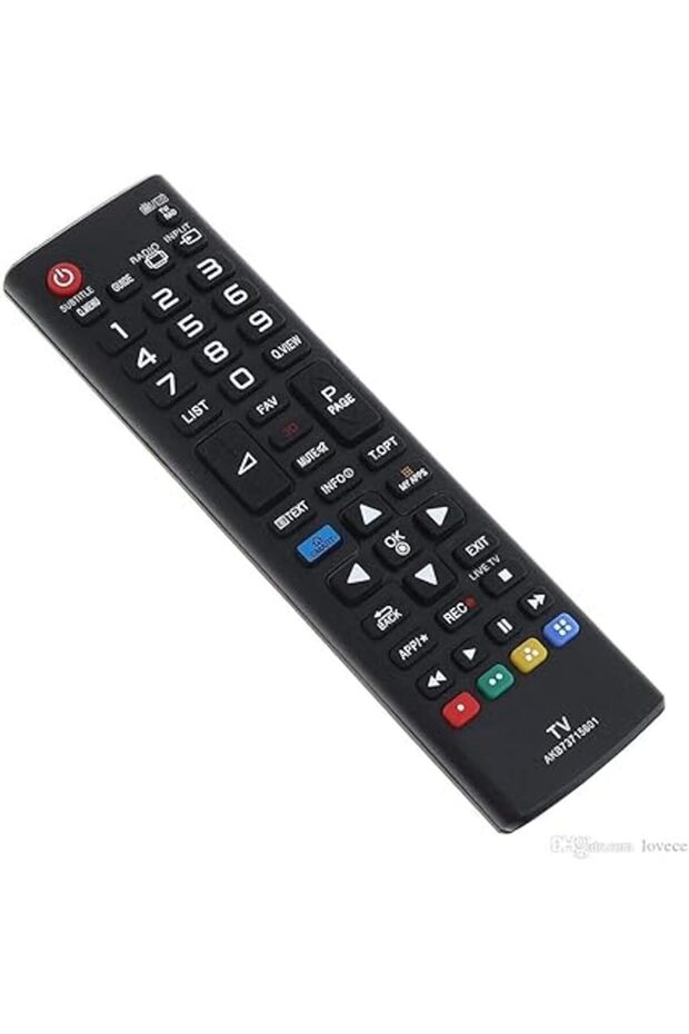 Black Remote Control for LG TVs – Compatible with AKB73715601 AKB73715646 LED LCD Plasma 3D Smart