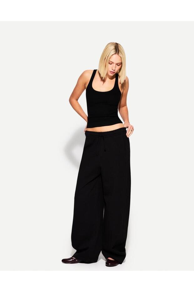 Kadın Fitilli Kalın Askılı Basic Atlet - 3