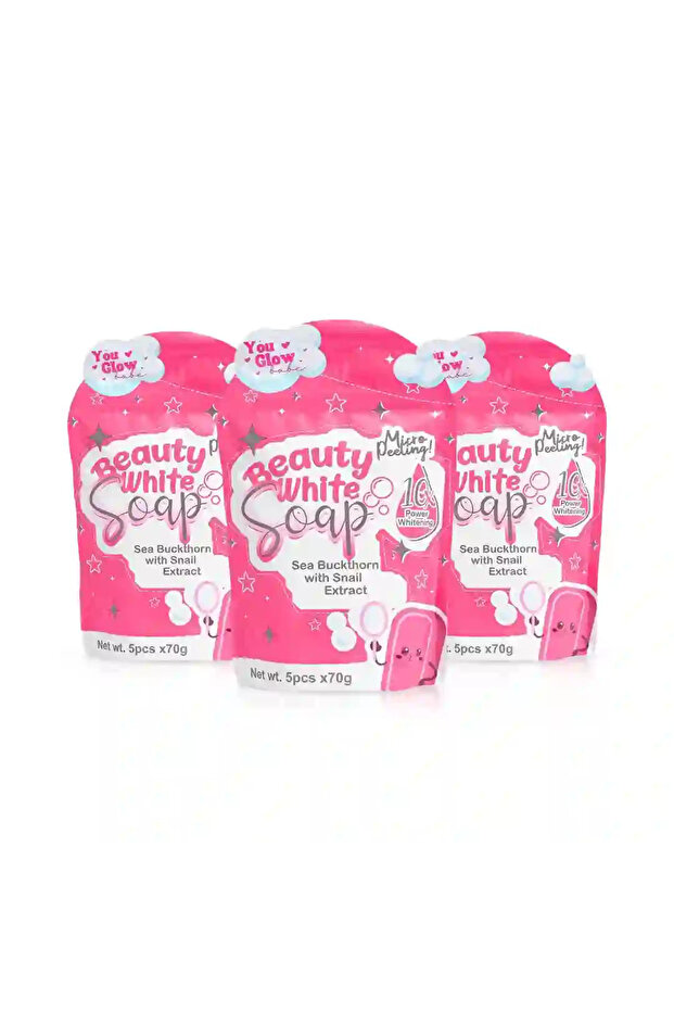 Beauty White Soap 5 x 70g – 3 Packs