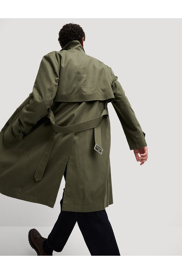 Pamuklu Relaxed Fit Trençkot - 7