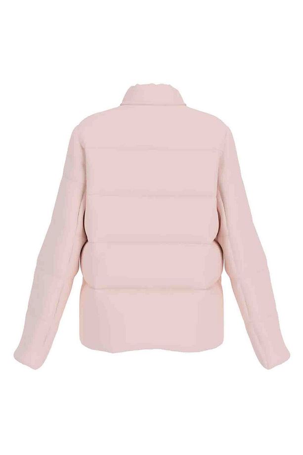 V4YL03WFUD0G6F4 NEW CLAUDIA JACKET Krem Standart Fit Desenli Kadın Mont - 2